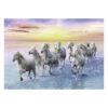 Puzzles - "500" - Galloping white horses