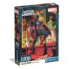 Marvel Captain America - Puzzle Clementoni 1000 piezas - Caja Compacta